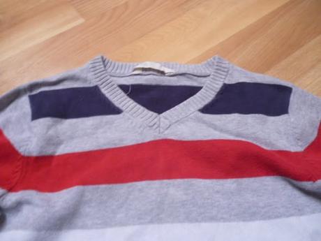 Pruhatý svetr 6-8 h-m, h&m,122