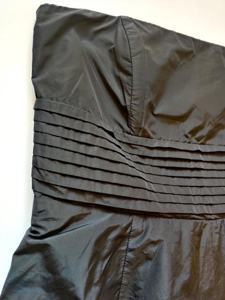 Společenské koktejlové šaty bez ramínek vel. l, zara,l