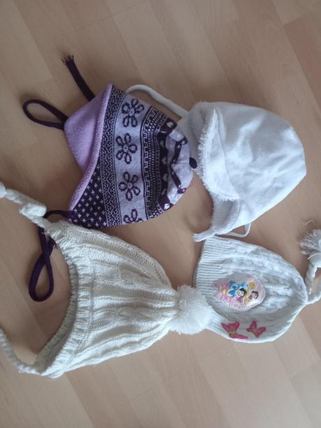 Zimní čepice na holčičku velikost 1- 2 roky, h&m,86