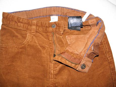 Chlapecké manžestráky zn. h&m vel.122, h&m,122