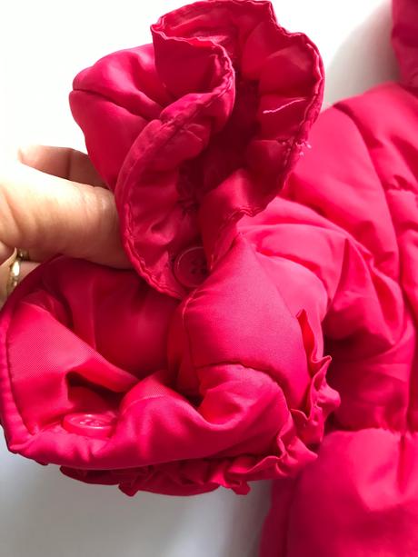 Kombinéza zimní malinově červená  - v. 6/9 mě, miniclub,74