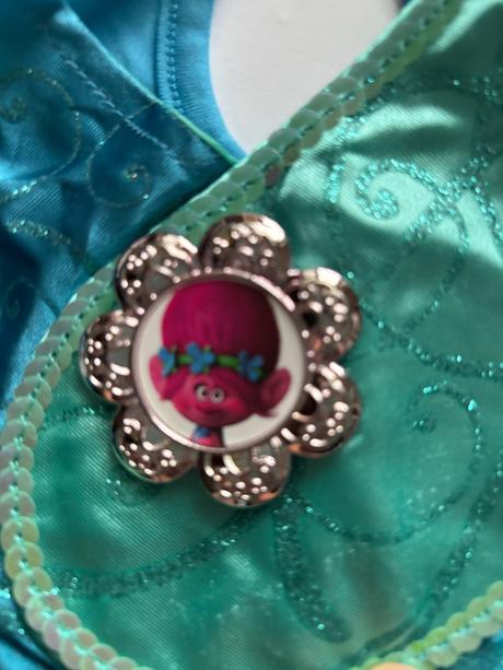 An21/ kostým šaty troll - v.5/6 let,