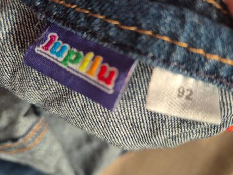 Rozepínací džínové lacláče lupilu vel. 92, lupilu,92
