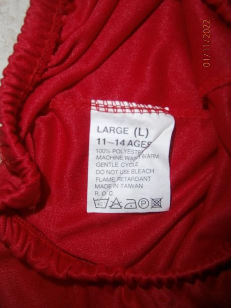 Maska, maškarní kostým kostra, vel. 11-14 let,