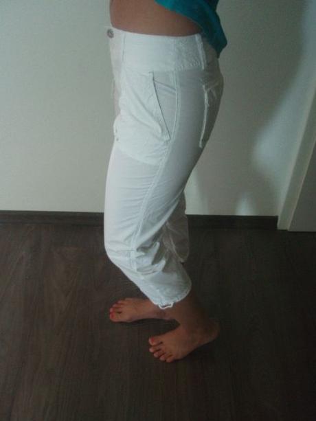 Bílé 3/4 kalhoty s.oliver, s.oliver,34