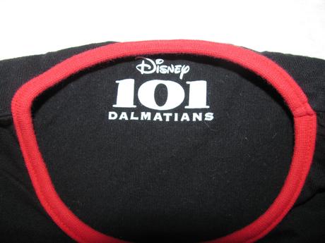 Krásné černé tričko 101 dalmatinů, nutmeg,110