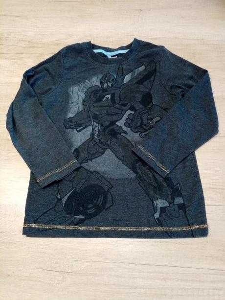 Triko dlouhý rukáv transformers vel. 116/122, 116