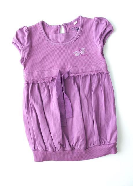 P377 fialové šaty vel. 80, 80