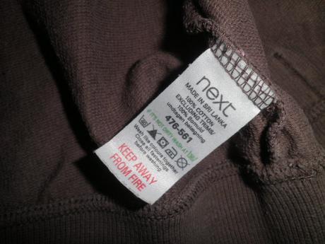 Bavlněná slabší mikina odpovídá vel.116-122, next,140