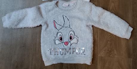 2x dívčí teplejší mikiny, disney,104