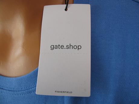 Bavlněné modré mini šaty, 38