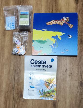 Společenská hra cesta kolem světa,