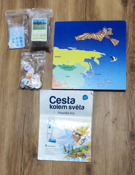 Společenská hra cesta kolem světa,
