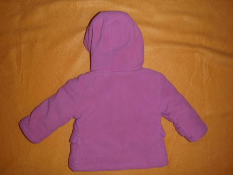 Nádherný zimní teploučký flízový kabátek, zip zap,74