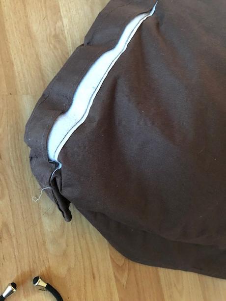 Pytel na sednuti hnedy xxl, 