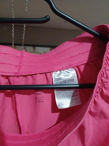Růžové sportovní kraťasy šortky, h&m,170