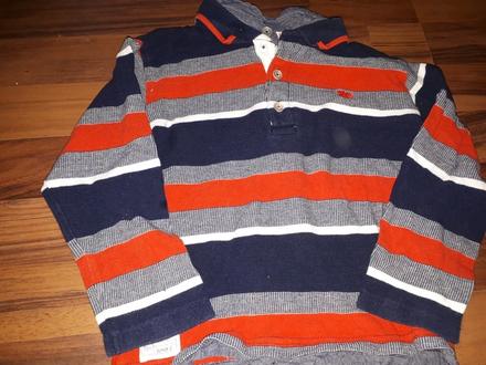 Pruhované polotricko, polo s pruhy 110 jasper, 110