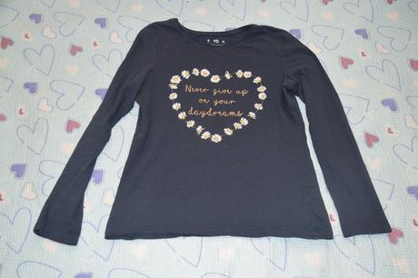 Bavlněné triko dlouhý rukáv se srdcem, young dimension,152