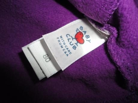 Hezká tunika/mikina z c+a, vel. 9-12 měsíců, c&a,80