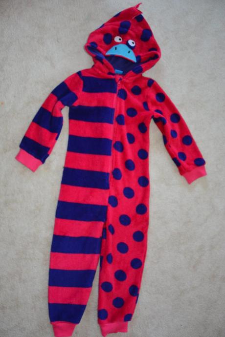 Huňaty kostým dinosaurus či drak na 5-6let, 