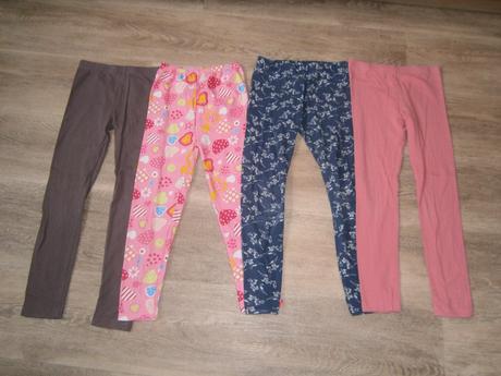 4x legíny vel. 128, 128