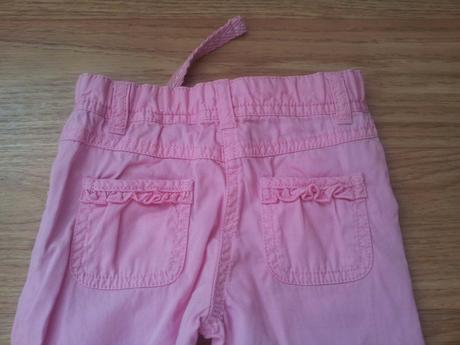 Sv. růžové letní kalhoty, vel. 1,5-2r., f&f,92