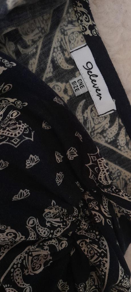 9eleven vzorované bavlněné dlouhé šaty,