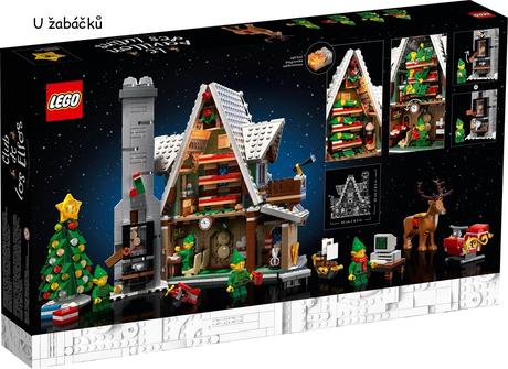Vánoční lego creator 10275 elfí domek, 