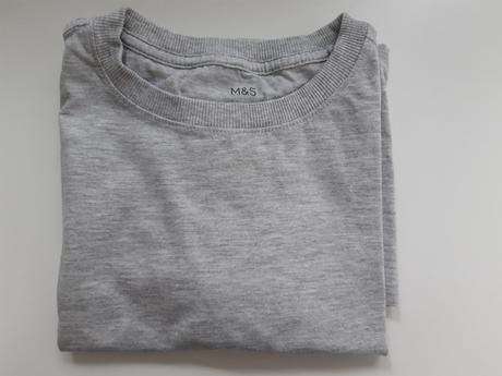Šedivé tričko vel. 146/152, marks & spencer,146