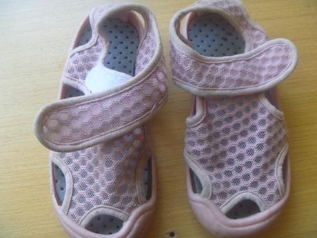 Světle růžové barefoot látkové sandály vel. 29, 29