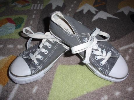 Boty-kecky-tenisky-plátěnky šedé, 32