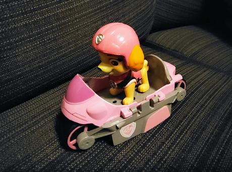 Paw patrol skye s vozidlem,