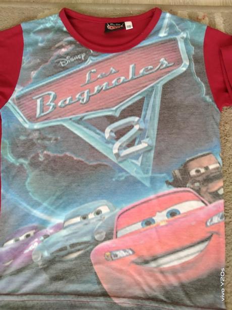 2 trička cars, disney,116