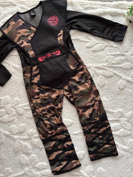 An17/ kostým ninja bojovník - v.3/4 roky, 