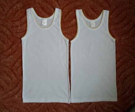 Bílé tričko tílko, 146