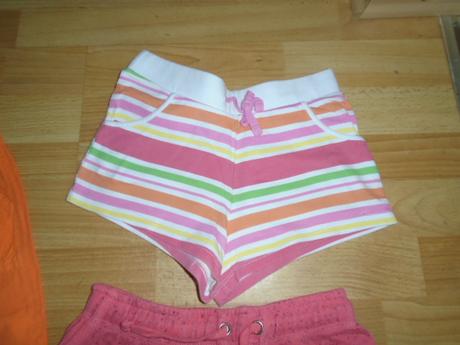 Kraťasy bermudy 3ks vel 128 7/8 let, 128