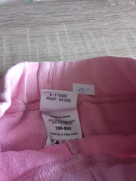 Dívčí tepláky next, next,98