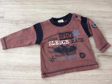 Pruhované tričko sledge race, 68