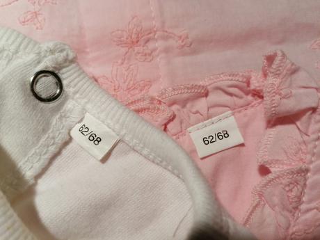 Bavlněný letní komplet šatičky a body, 68