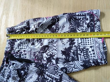 Plavky šortky černobílé komiks, rebel,98