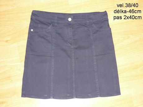 Dámská džínová sukně vel.38/40, 38