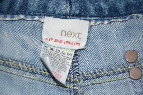 122 128 next džínová sukně s regulací v pase, next,122