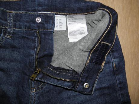 Bavlnou podšité rifle / džíny h&m vel.134, h&m,134