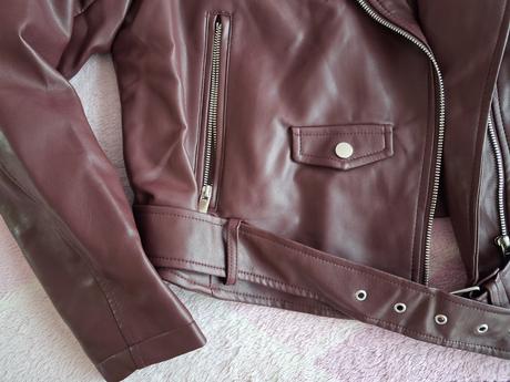 Vínová bunda vel. xxl - jednou na sobě, sinsay,xxl