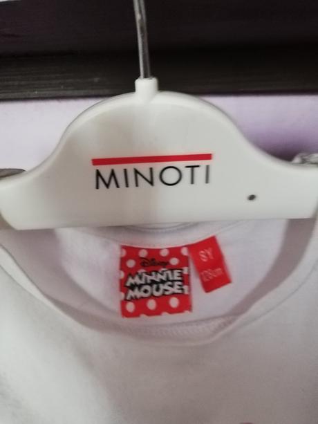 Saty letní dívčí s minnie vel. 122/128., disney,122