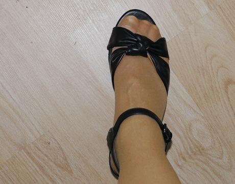 Dorothy perkins sandaly cerne na klinku 36-37, 37