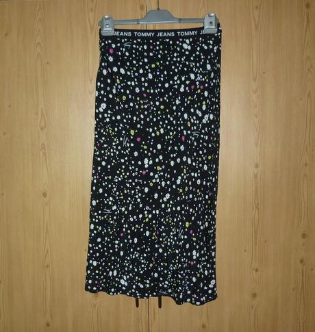 Dlouhá květinková sukně tommy hilfiger, tommy hilfiger,s