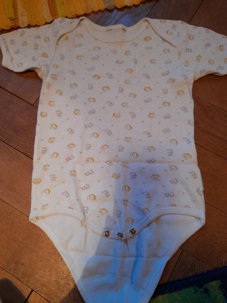 Body krátký rukáv s kačenkami, 74