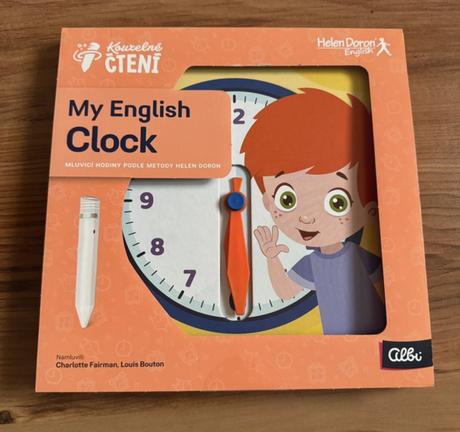 Kouzelné čtení-mluvící hodiny my english clock, 
