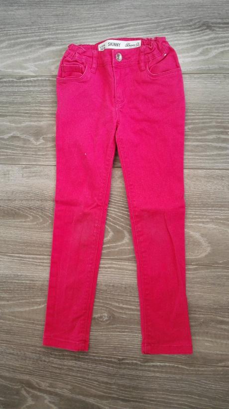 Růžové skinny, denim co,116